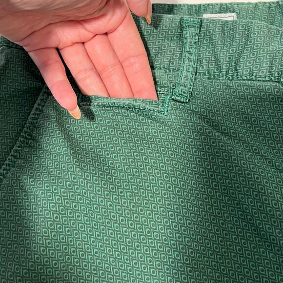 Hero Seven France Mens' Green Pattern Chino Pants 32 x 30 - Picture 13 of 15
